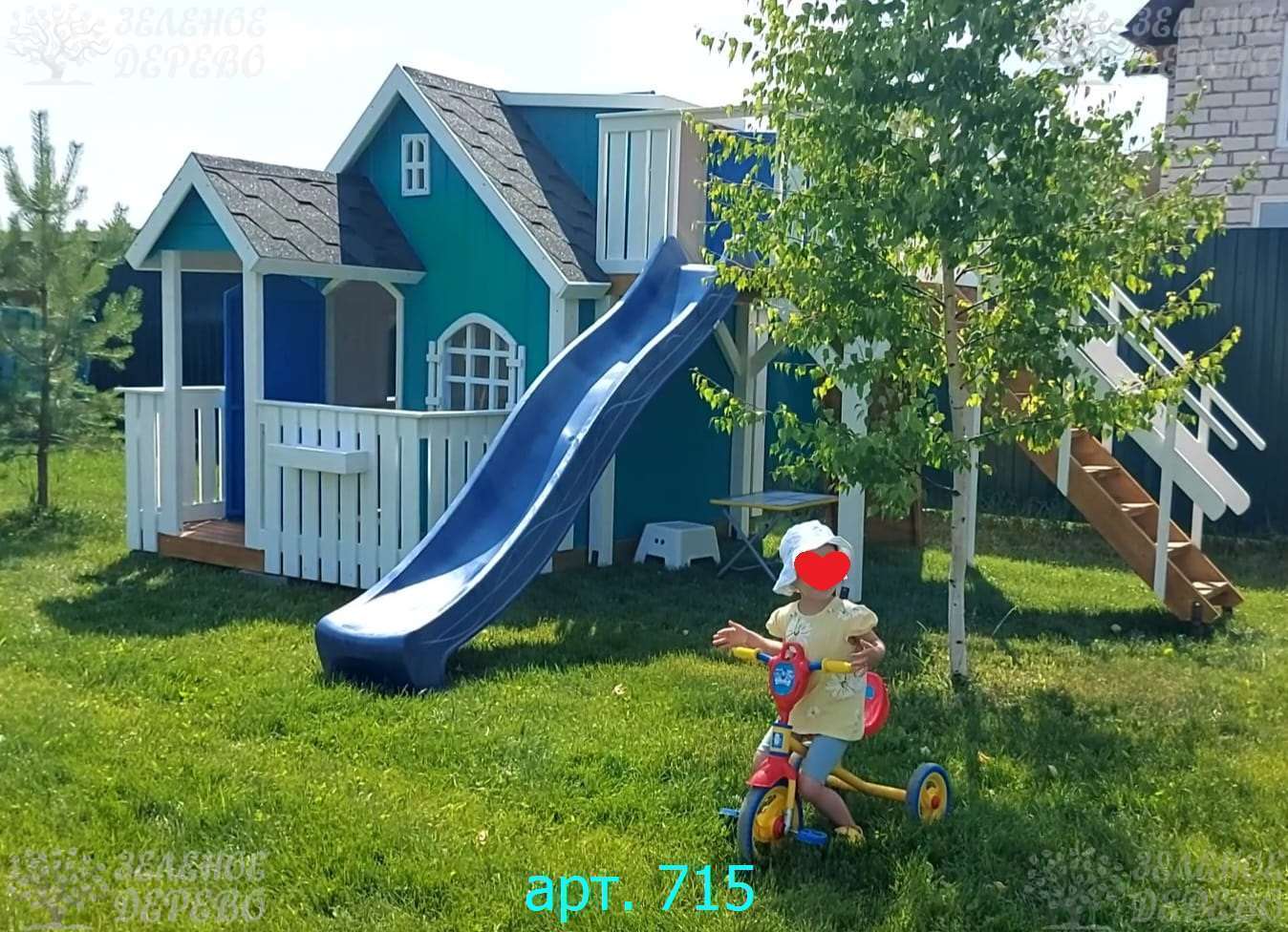 Детские домики из бруса под ключ недорого в Москве и Московской области